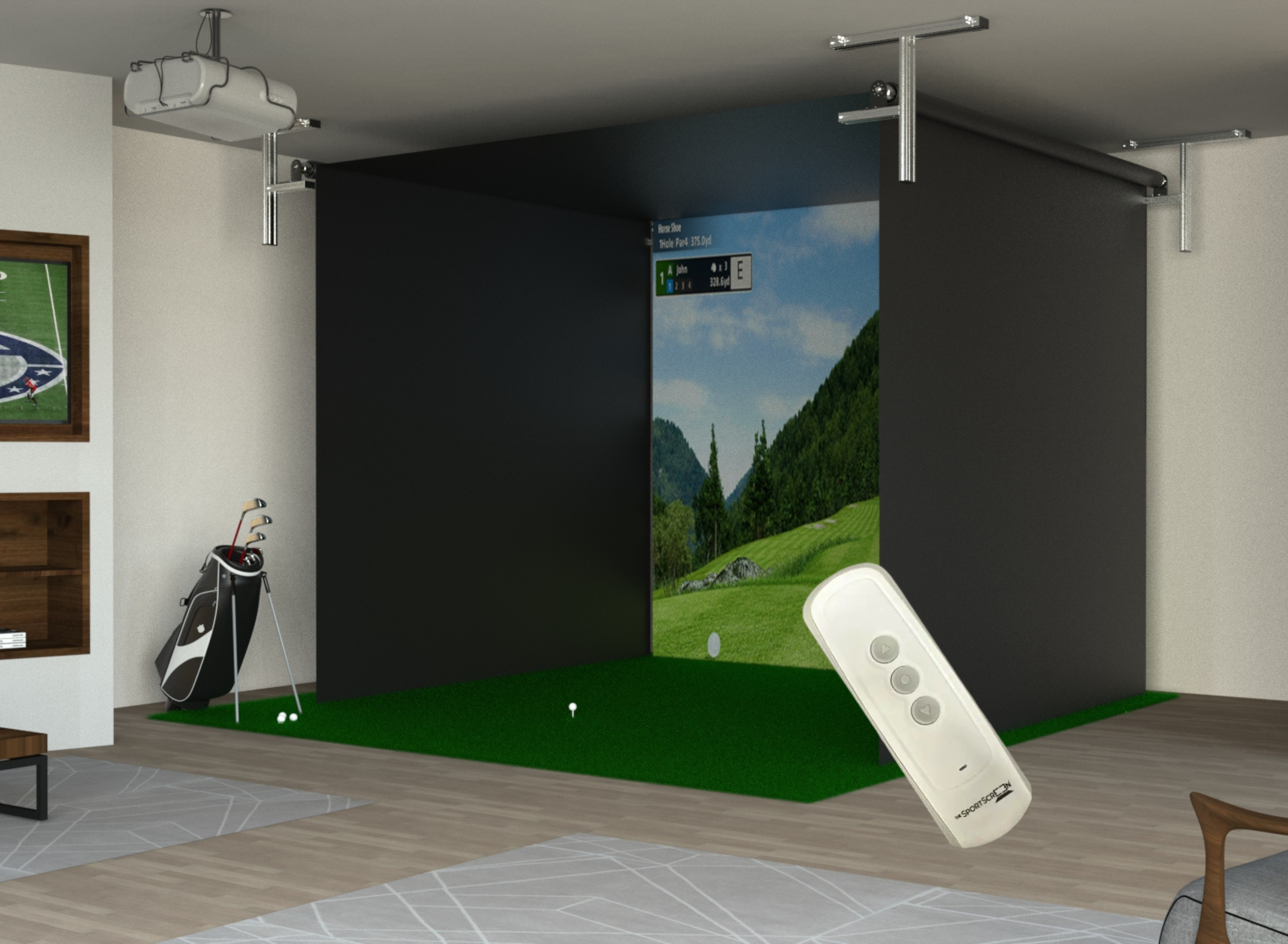 SportScreen Vanish Retractable Enclosure 11