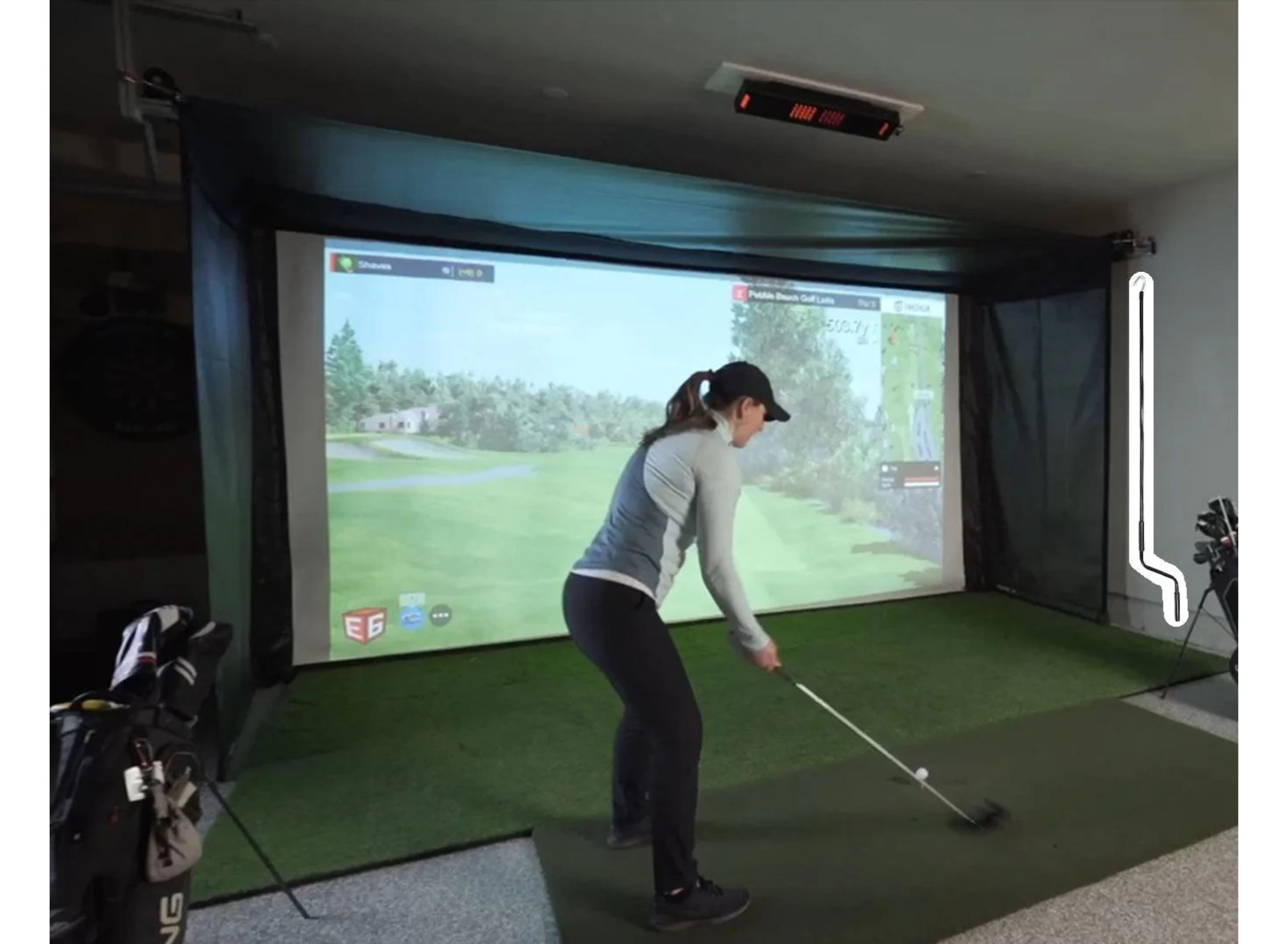 SportScreen Vanish Retractable Enclosure 16H