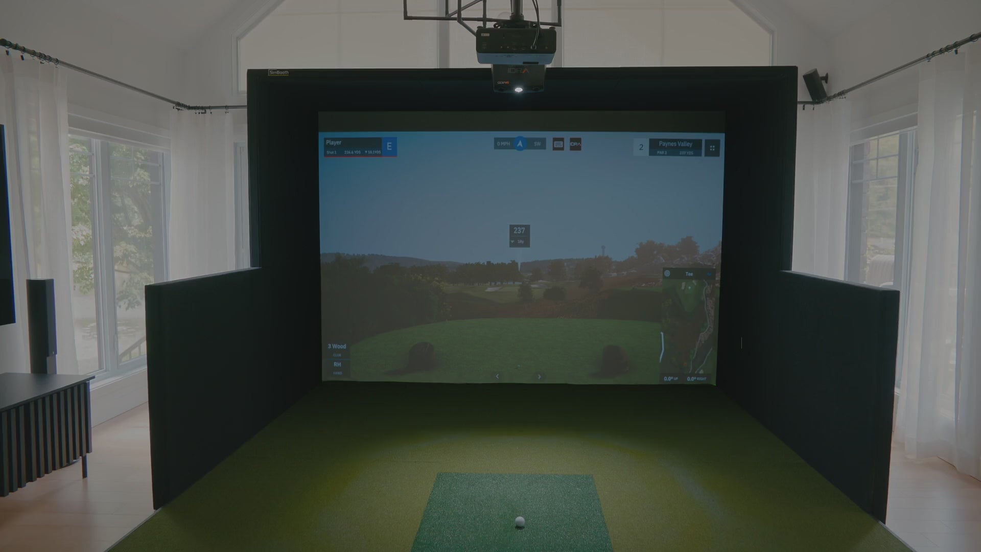 Load video: SimBooth Golf Simulator Package
